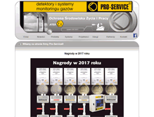 Tablet Screenshot of pro-service.com.pl